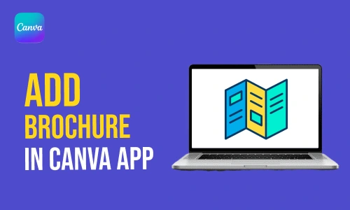 How to Add Brochure in Canva App